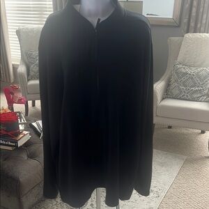 Nike Black Quarter-Zip golf Pullover shirt